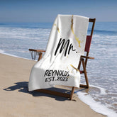 For The Couple Beach Towel - Lovscape